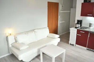 Küche/Küchenzeile in der Unterkunft Landhaus Köppen Ferienwohnung Nr 16