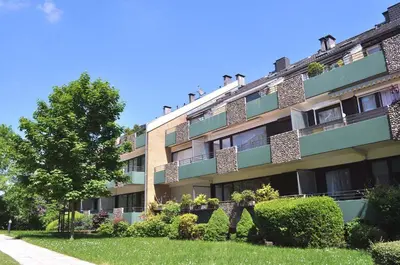 Das Gebäude in dem sich die Ferienwohnung befindet