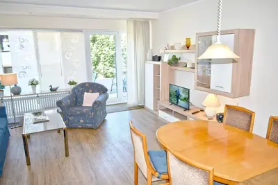 TV/Unterhaltungsangebot in der Unterkunft Lisas Nest Ferienwohnung