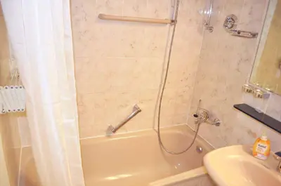 Ein Badezimmer in der Unterkunft Muschel Appartement