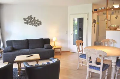Ein Sitzbereich in der Unterkunft Ostseeallee 10 Ferienwohnung Nr 02