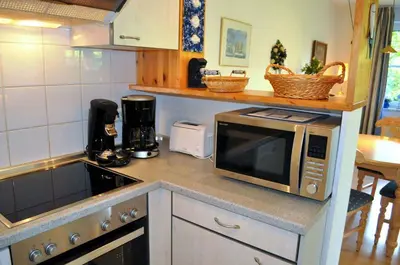 Küche/Küchenzeile in der Unterkunft Ostseeallee 10 Ferienwohnung Nr 02