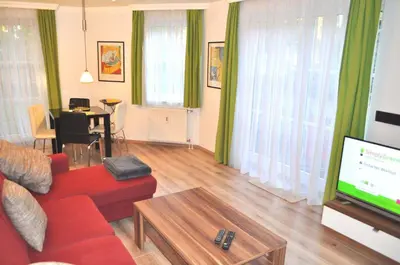 TV/Unterhaltungsangebot in der Unterkunft Ostseeallee 11 Ferienwohnung Nr 03