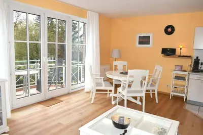 Küche/Küchenzeile in der Unterkunft Ostseeallee 2 Ferienwohnung Nr 05