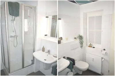 Ein Badezimmer in der Unterkunft Ostseeallee 33 Ferienwohnung Ostseeliebe