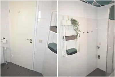 Ein Badezimmer in der Unterkunft Ostseeallee 33 Ferienwohnung Ostseeliebe