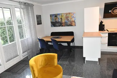 Küche/Küchenzeile in der Unterkunft Ostseeallee 4 Ferienwohnung Nr 01