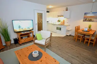 Küche/Küchenzeile in der Unterkunft Ostseeallee 4 Ferienwohnung Nr 20