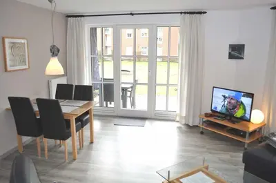 TV/Unterhaltungsangebot in der Unterkunft Ostseeallee 9 Ferienwohnung Nr 01