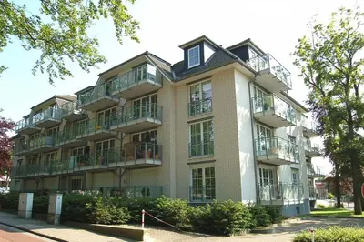 Das Gebäude in dem sich die Ferienwohnung befindet