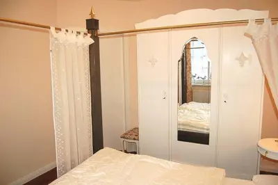 Ein Bett oder Betten in einem Zimmer der Unterkunft Residenz Niendorf Elegante Ferienwohnung Nr 13