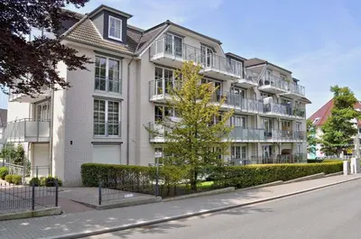 Das Gebäude in dem sich die Ferienwohnung befindet