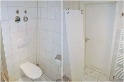 Ein Badezimmer in der Unterkunft Residenz Niendorf Ferienwohnung Nr 05 Meerglück