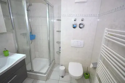 Ein Badezimmer in der Unterkunft Residenz Niendorf Ferienwohnung Nr 32
