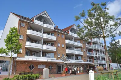 Das Gebäude in dem sich die Ferienwohnung befindet