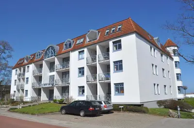 Das Gebäude in dem sich die Ferienwohnung befindet