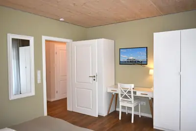 TV/Unterhaltungsangebot in der Unterkunft Villa Somersby Ferienwohnung Nr 02