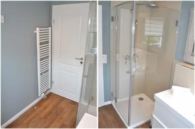 Ein Badezimmer in der Unterkunft Villa Somersby Ferienwohnung Nr 05