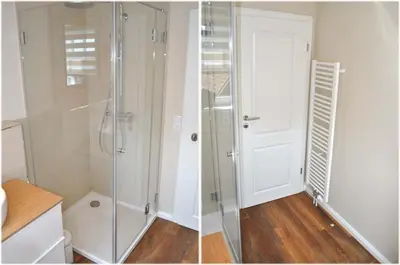 Ein Badezimmer in der Unterkunft Villa Somersby Ferienwohnung Nr 06