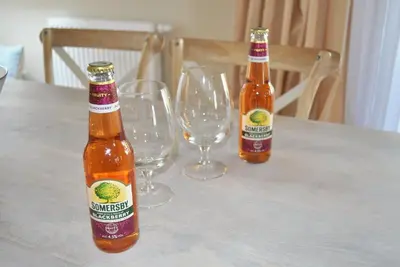 Getränke in der Unterkunft Villa Somersby Ferienwohnung Nr 06