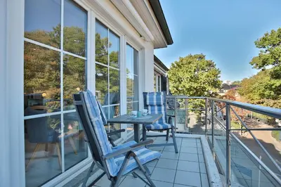 Ein Balkon oder eine Terrasse in der Unterkunft Haus Schäfer