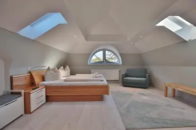 Ein Bett oder Betten in einem Zimmer der Unterkunft Haus Schäfer
