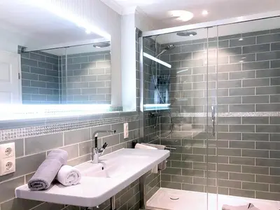 Ein Badezimmer in der Unterkunft Unser Sommerhaus