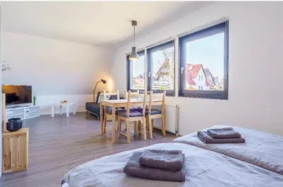Ein Bett oder Betten in einem Zimmer der Unterkunft SummerBreak 2 Scharbeutz