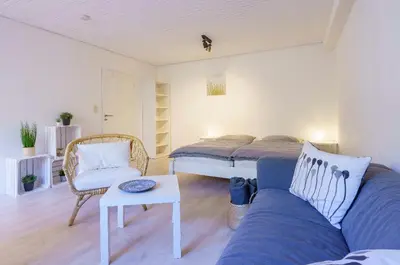 Ein Sitzbereich in der Unterkunft SummerBreak 3 Scharbeutz