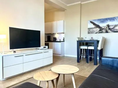 Küche/Küchenzeile in der Unterkunft Apartment Traveblick