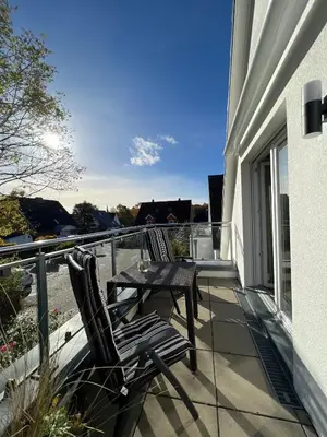 Ein Balkon oder eine Terrasse in der Unterkunft Luisa