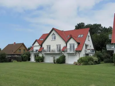Das Gebäude in dem sich die Ferienwohnung befindet