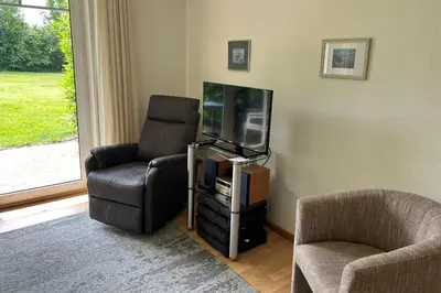 Ein Sitzbereich in der Unterkunft Barendorf Whg Fritscher