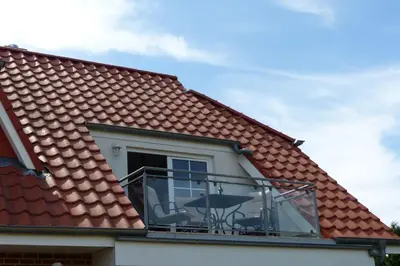 Das Gebäude in dem sich die Ferienwohnung befindet