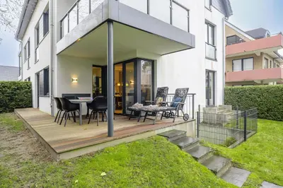Das Gebäude in dem sich die Ferienwohnung befindet