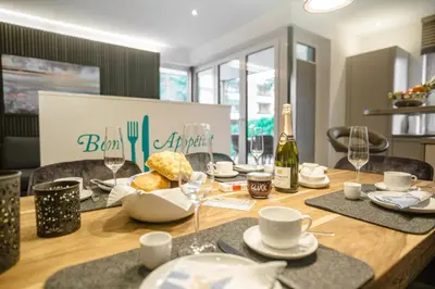 Essen in der Ferienwohnung oder in der Nähe
