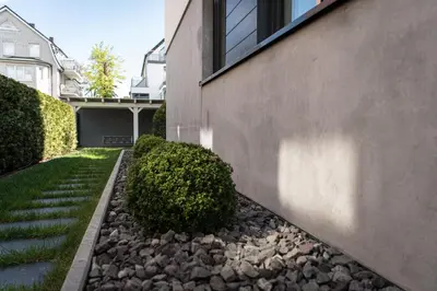 Ein Garten an der Unterkunft Baltic House Penthousewohnung Seebrücke