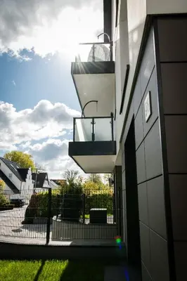 Ein Balkon oder eine Terrasse in der Unterkunft Ocean House Garten Eden mit Whirlpool