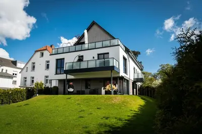 Das Gebäude in dem sich die Ferienwohnung befindet