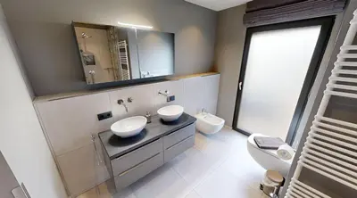 Ein Badezimmer in der Unterkunft Heaven House Meeresbrise mit Whirlpool