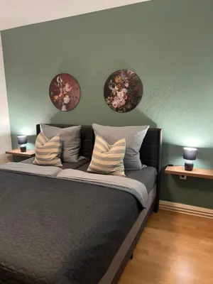 Ein Bett oder Betten in einem Zimmer der Unterkunft Schöne 2 Zimmer Wohnung in Lübeck