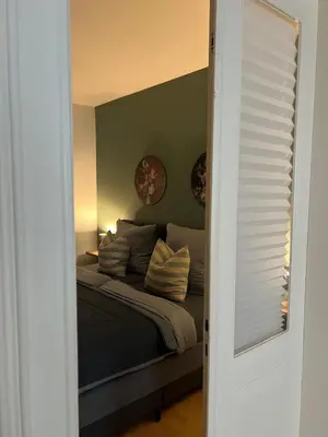 Ein Bett oder Betten in einem Zimmer der Unterkunft Schöne 2 Zimmer Wohnung in Lübeck