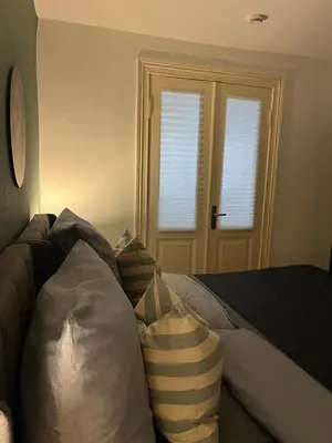 Ein Sitzbereich in der Unterkunft Schöne 2 Zimmer Wohnung in Lübeck