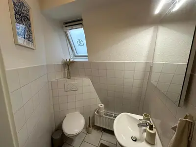 Ein Badezimmer in der Unterkunft Haus Newgate