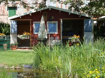 Ein Garten an der Unterkunft NEU! Anitas Ostseefewo Nähe Lübeck
