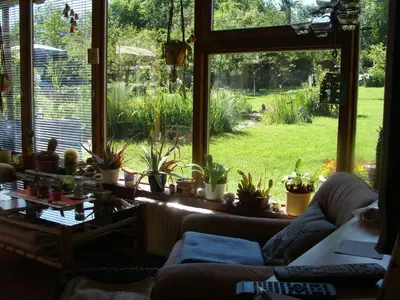 Ein Garten an der Unterkunft NEU! Anitas Ostseefewo Nähe Lübeck