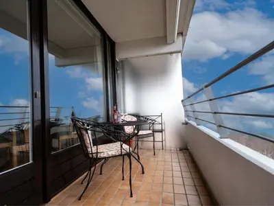 Ein Balkon oder eine Terrasse in der Unterkunft Baltic Panorama Suite