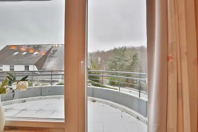 Ein Balkon oder eine Terrasse in der Unterkunft Haus Ludwigstraße Haus Ludwigstrasse 27 Appartement 11