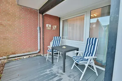 Ein Balkon oder eine Terrasse in der Unterkunft Haus Nautica Nautica Appartement 08