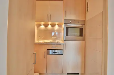 Küche/Küchenzeile in der Unterkunft Haus Nautica Nautica Appartement 08